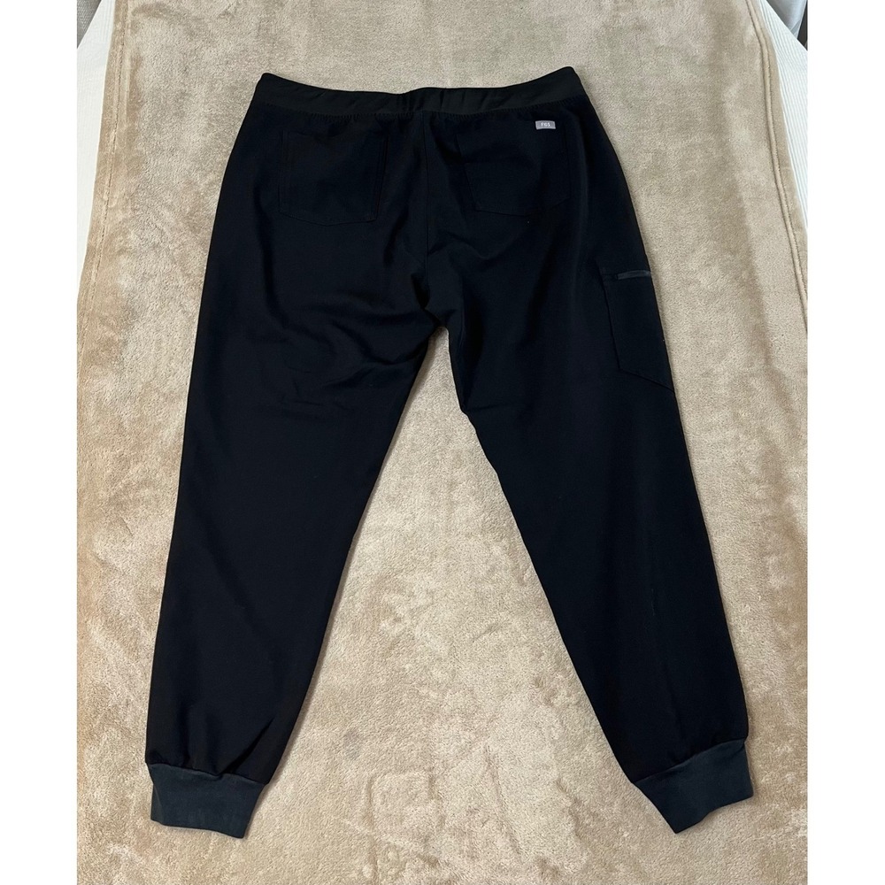 FIGS Zamora Technical Collection Scrub Joggers Women's XL Black W18SW2005 EUC - Picture 5 of 11